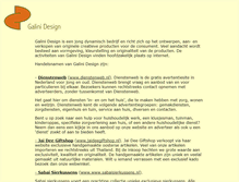 Tablet Screenshot of galini-design.nl
